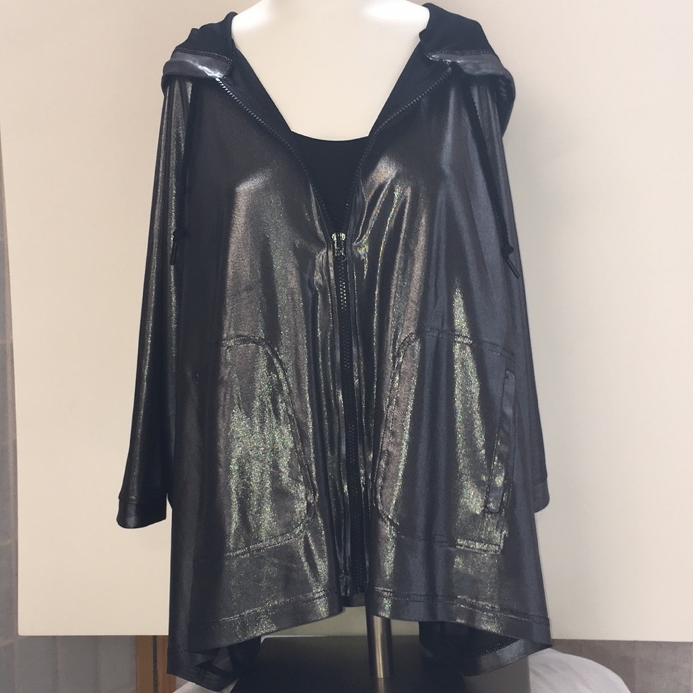 Metallic Workout Jacket - Picture 3 of 8